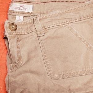 Khaki Hollister Shorts